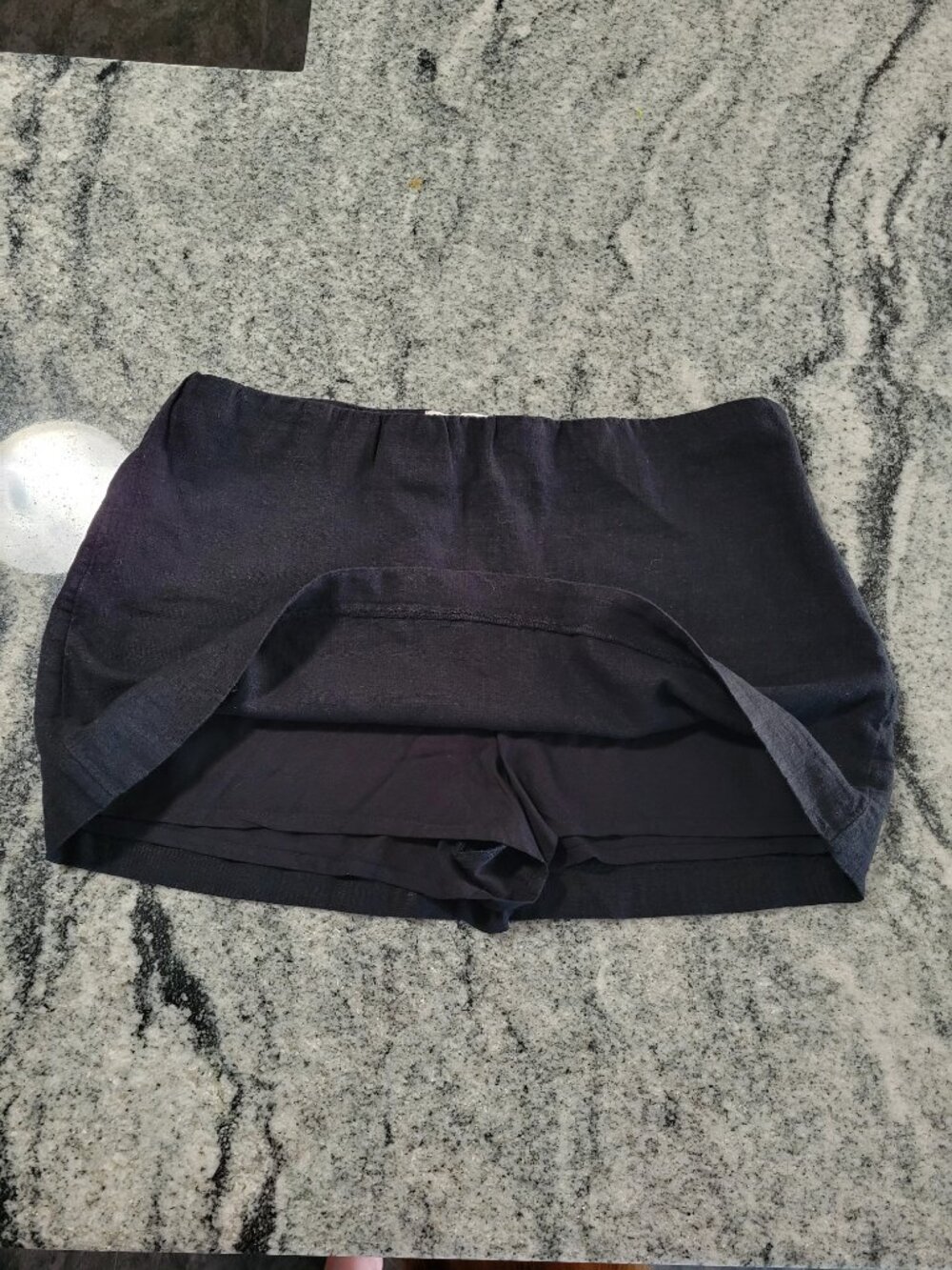 Linen Mini Skort - Picture 2 of 6